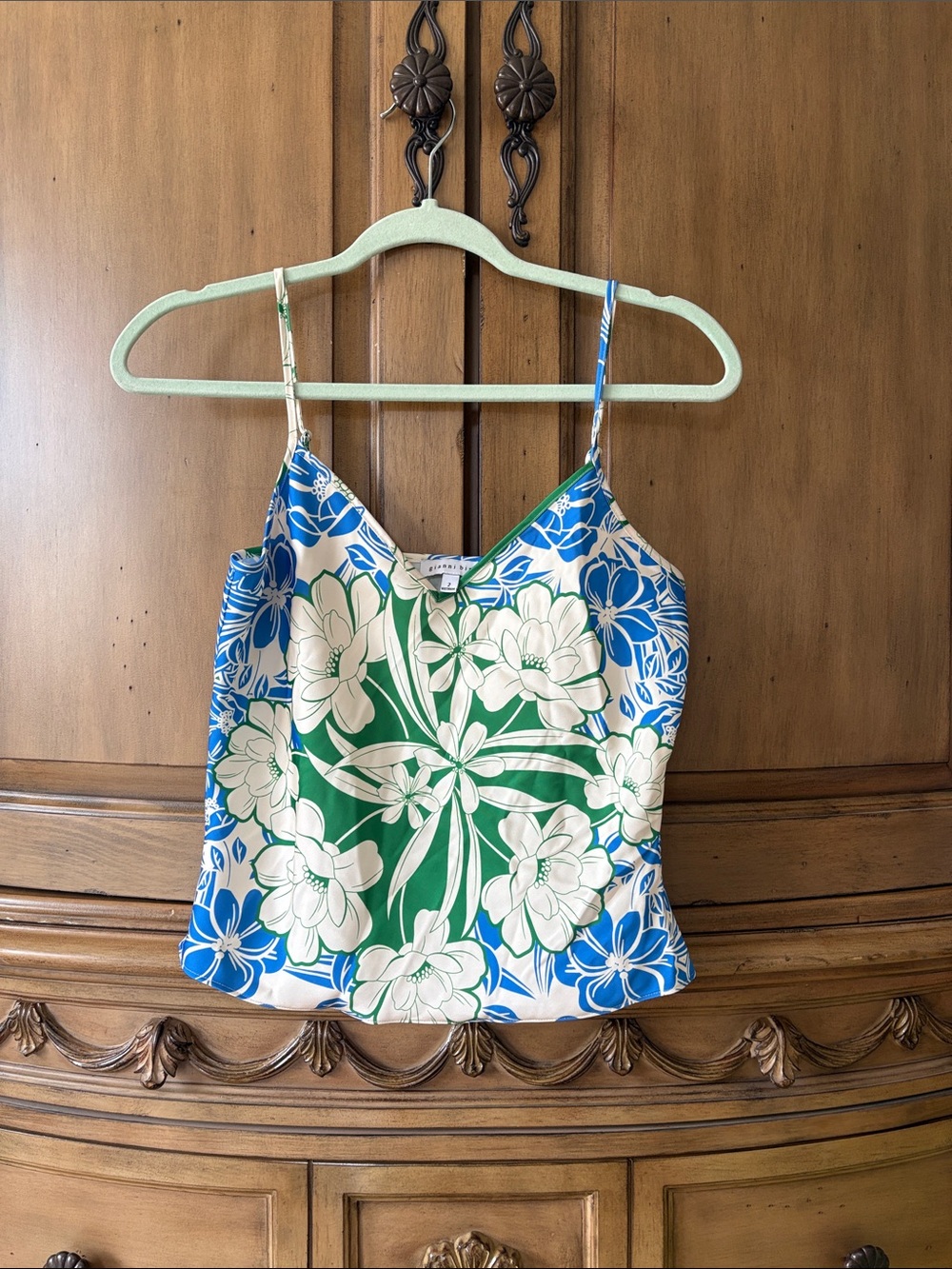 Gianni Bini Floral Silky Tank